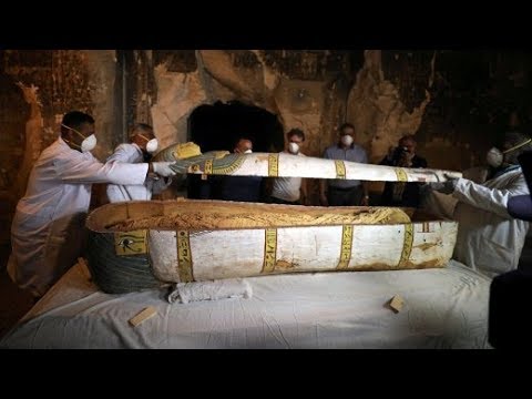 gypten: 3.500 Jahre alter Sarkophag in Luxor geff ...