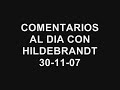 Comentarios José Chlimper Al Dia Con Hildebrandt 30-11-07