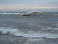 Icebergs and waves