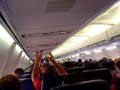 Funny Flight Attendant Talking about Water from Vents