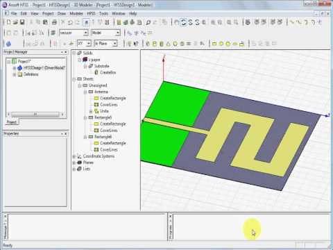 how to design patch antenna in hfss