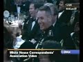 george bush last white house correspondents dinner pt 1
