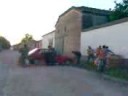 Los de maraZuela poniendo ladrillos * 7:30 am