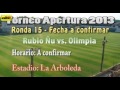 Torneo Apertura: Miércoles, a puro fútbol con cinco partidos