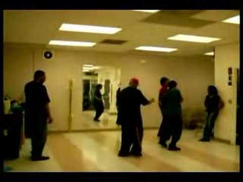 Cupid Shufflers looking awesome doing the Cupid Shuffle