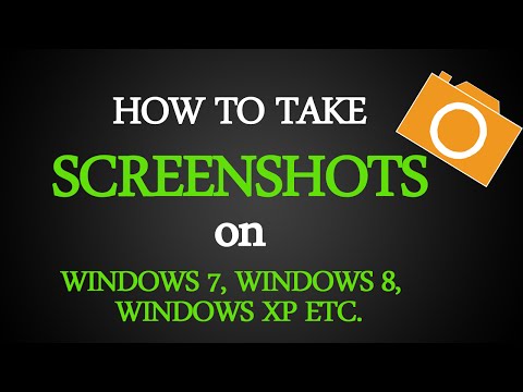 how to take a screenshot on windows 7