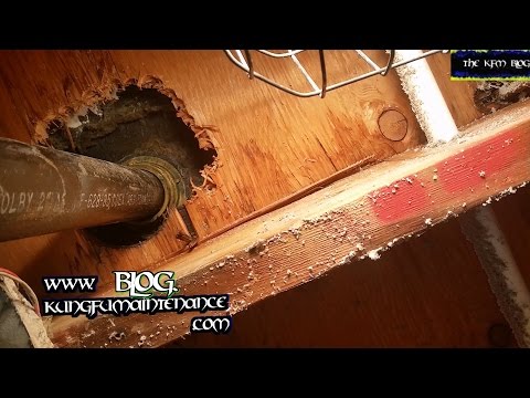 how to remove a stuck sink drain nut