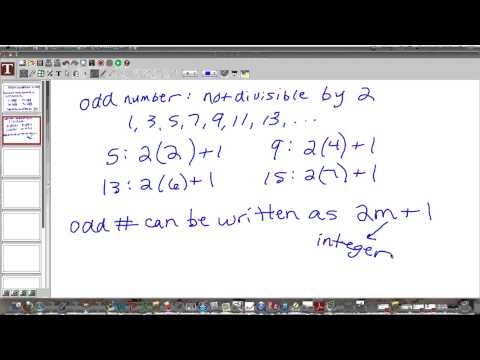 how to define odd numbers