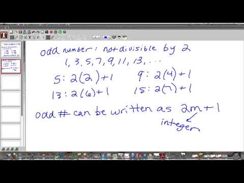 how to define odd and even numbers