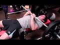 Close Grip Bench Press - Grasp the bar with a close grip and perform 8-12reps for 3-4 sets.