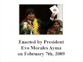 videos de New Constitution of Bolivia - English Version