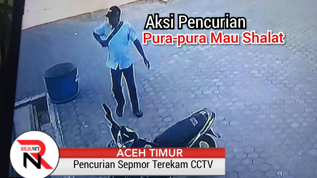 Pencurian Sepmor Marak, di Masjid Sungai Raya Sipencuri Terekam CCTV