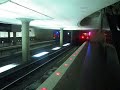 WMATA Alstom Cars leaving L'Enfant Plaza