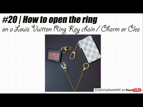 how to open key ring