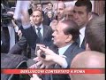 Berlusconi contestato Berlusconi contestato