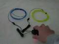 EL wire Light Flash kit for Cycling Bike Helmet