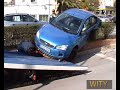Extraccion de coche accidentado por grua. Extraccion de coche accidentado por grua.