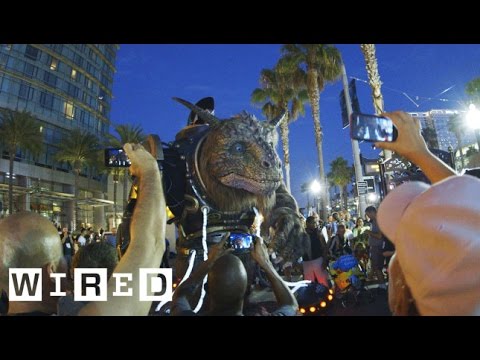 Watch the Giant Creature Crash Through San Diego Comic-Con 2014-WIRED
