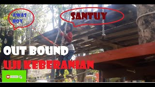Outbound dan Trampolin anak seru di Ah Poong Adventure Sentul Bogor