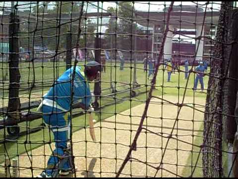 Angelo Mathews Practising | T20 WC England 2009