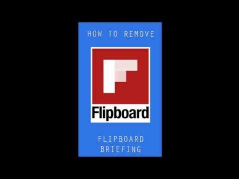 how to remove flipboard