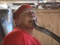 Kiss the snake in Chiang Mai