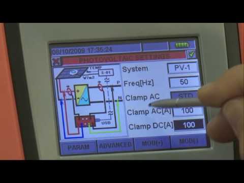 SOLAR300N INSTRUMENTO PARA COMPROBACIONES SOBRE INSTALACIONES FV MONOFASICAS TRIFASICAS Y ANALISIS