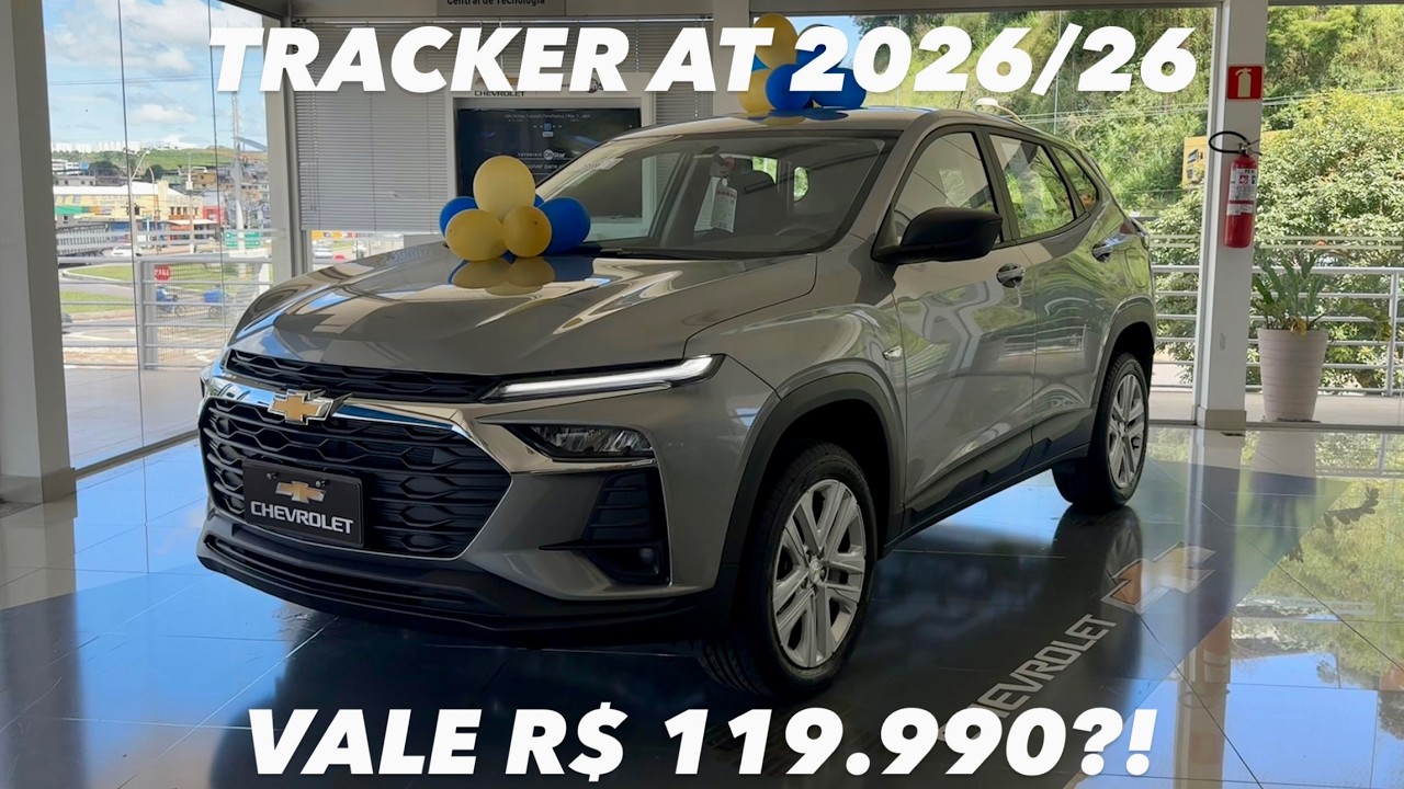 AVALIAÇÃO NOVA CHEVROLET TRACKER AT 2026/26 - O MELHOR CUSTO/BENEFICIO DA GM POR R$ 119.990,00!!