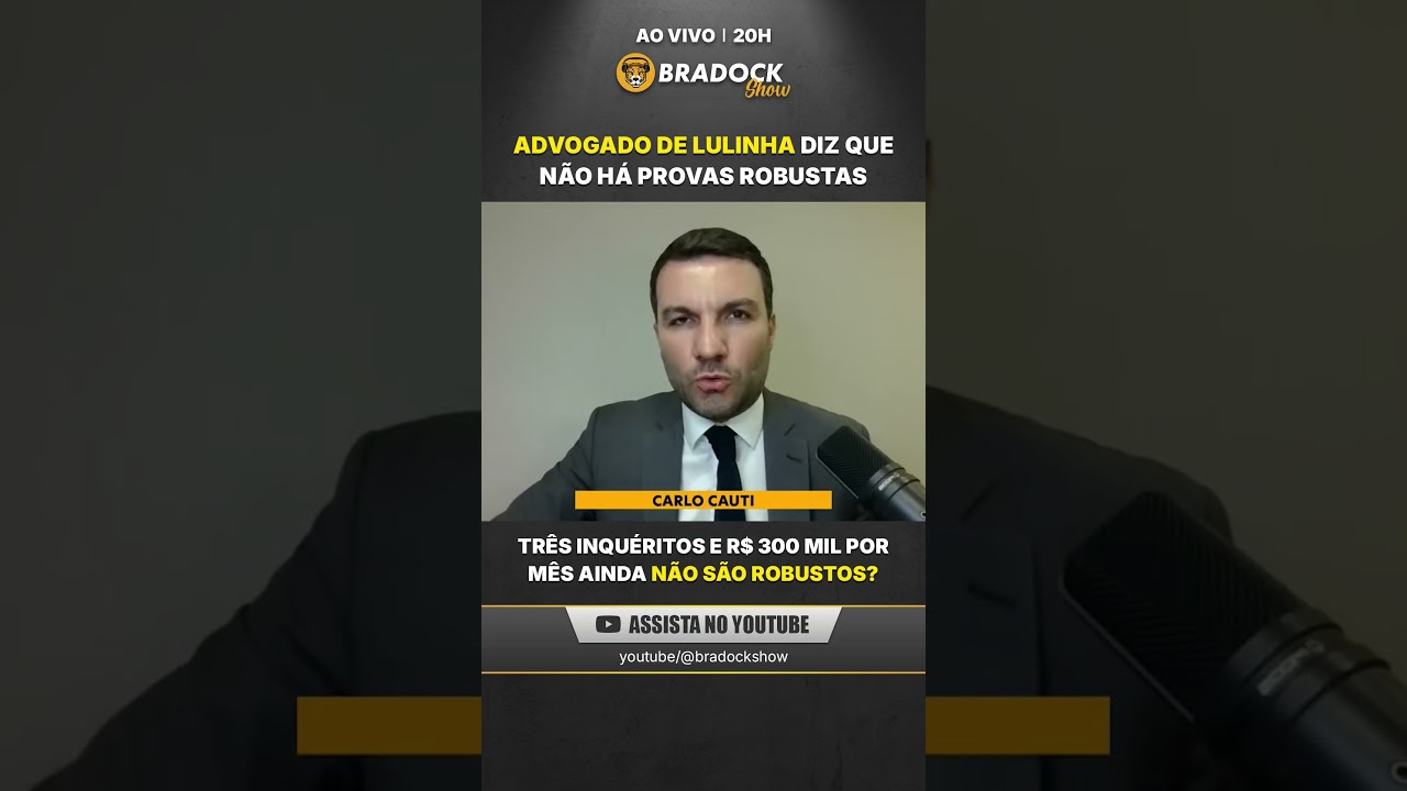 SEM PROVAS ROBUSTAS CONTRA LULINHA?