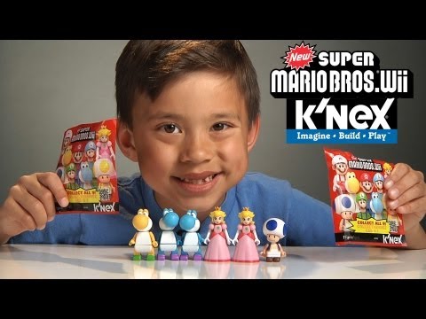 K'Nex Week Day #5 - NEW SUPER MARIO BROS Wii Mystery Figures!