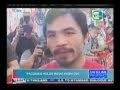 Manny Pacquiao holds media workout