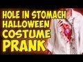 Hole In Stomach Halloween Costume Prank