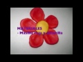 Como hacer una flor de masilla sencilla
