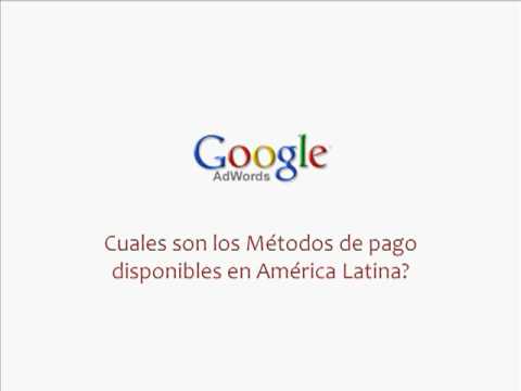 0 Opciones de pago Google Adwords