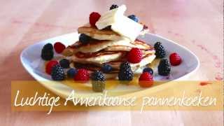 Luchtige Amerikaanse pannenkoeken