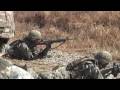 U.S. Army convoy live-fire combat training near the ...