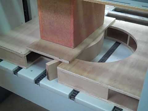 Bending Compressed Wood in a Case Clamp