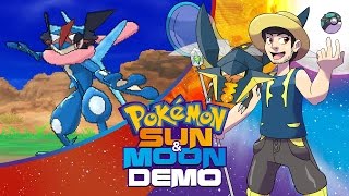 Pokemon Sun and Moon Demo Gameplay LIVE! aDrive Plays Pokemon Sun and Moon Special Demo Version by aDrive