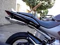 Honda Hornet com Escape Pro Racing Under Seat \"Marmita\"