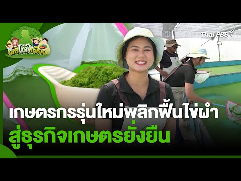 เกษตรกรรุ่นใหม่พลิกฟื้นไข่ผำ สู่ธุรกิจเกษตรยั่งยืน