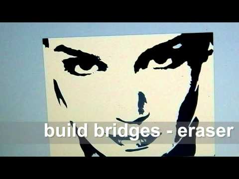 how to turn picture into stencil
