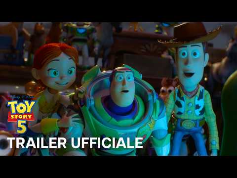 Preview Trailer Toy Story 5, trailer del film Disney Pixar di Andrew Stanton e McKenna Harris con la voce di Tom Hanks