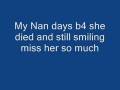 a tribute to my Nan who died from cancer