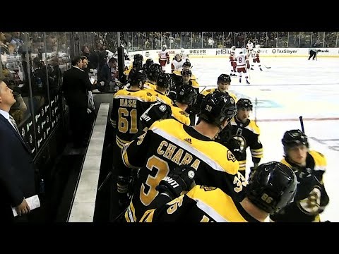 Video: Torey Krug, Jake DeBrusk give Bruins 2-0 lead in under a minute