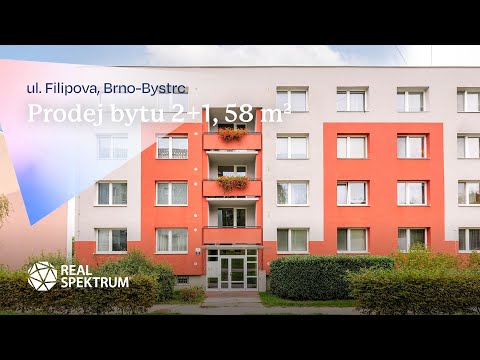 Video Prodej bytu 2+1 58 m², Brno - Bystrc