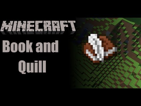 how to make a book and quill in minecraft 1.2.5