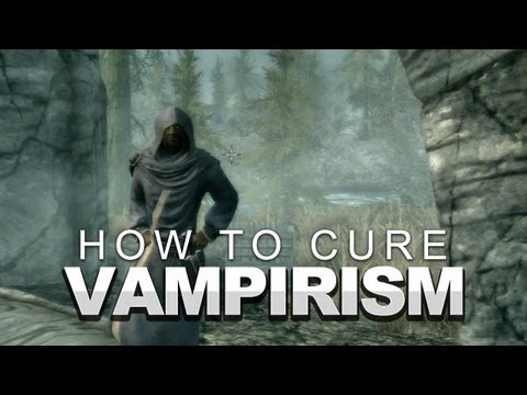 how to cure being a vampire in skyrim