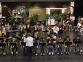 Pinetree junior jazz performs in the cafeteria at lunch