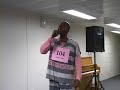 Inmates sing for better food!