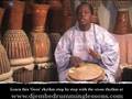Djembe Drum Rhythm (the Gese) with Master Drummer Lamin Jassey